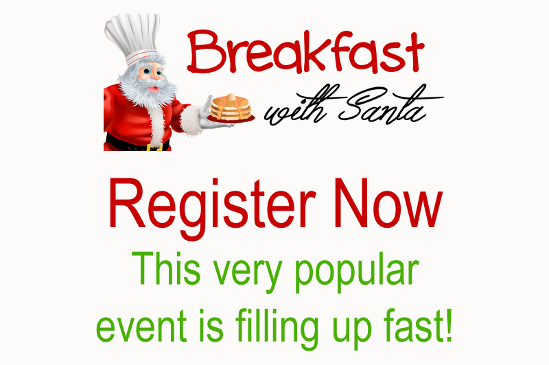 Breakfast with Santa on December 14