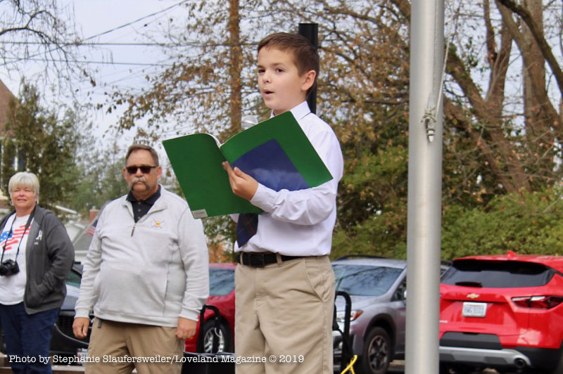 [w/Photos] St. Columban student Paul Laufersweiler’s keynote address to Veterans