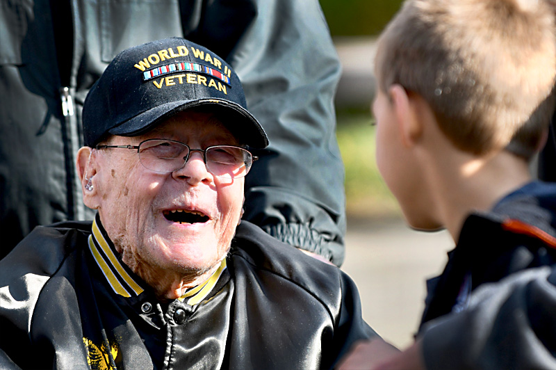 [Video Slide Show] St. Columban students Salute Local Veterans