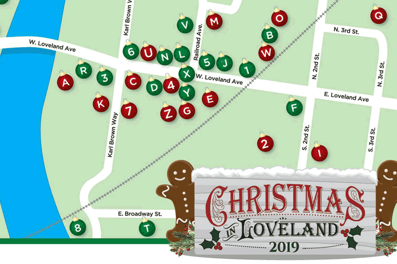 Chamber releases Christmas in Loveland Map