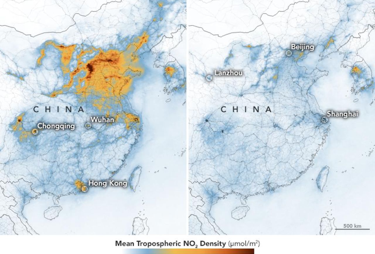 Coronavirus Shutdown Leads to ‘Dramatic’ Decline in Chinese Pollution Levels / Covering Climate Now