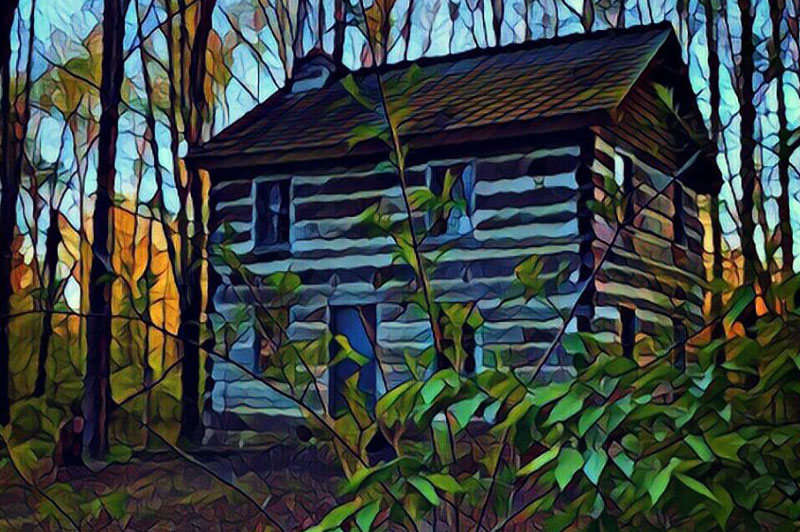 The ol’ cabin at the Meade Property Park by Scott Carney