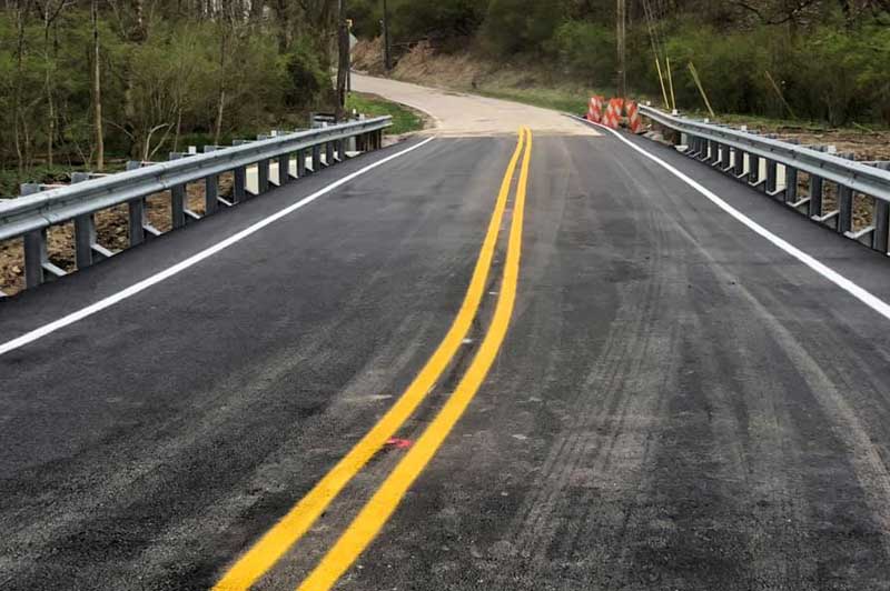 The bridge replacement on Price Road in Miami Township has been completed. The road is now open to through traffic.
