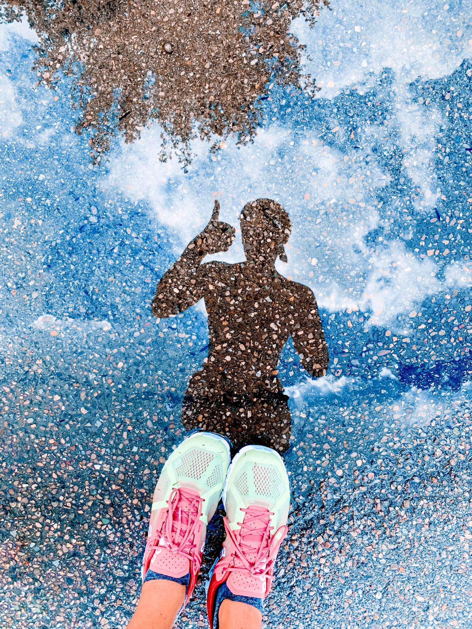 Cindy Wilmes: Running through sunshine and puddles