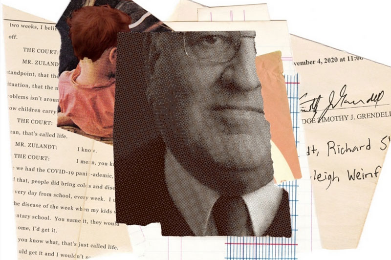 The family court judge who threatened a mother with contempt of court for getting her child a COVID-19 test