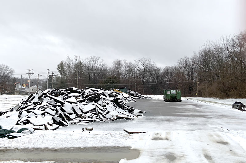 Tennis courts at Boike Park removed