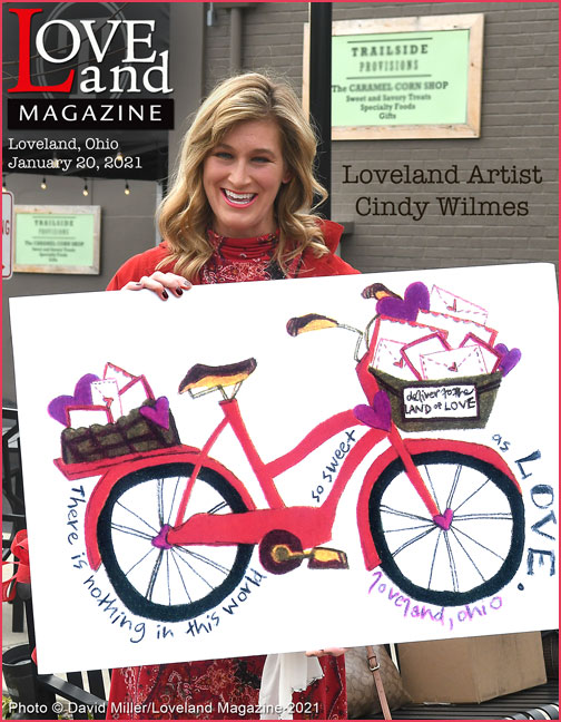 [Video] Cindy Wilmes on her way to mail the Valentine card she was honored for designing
