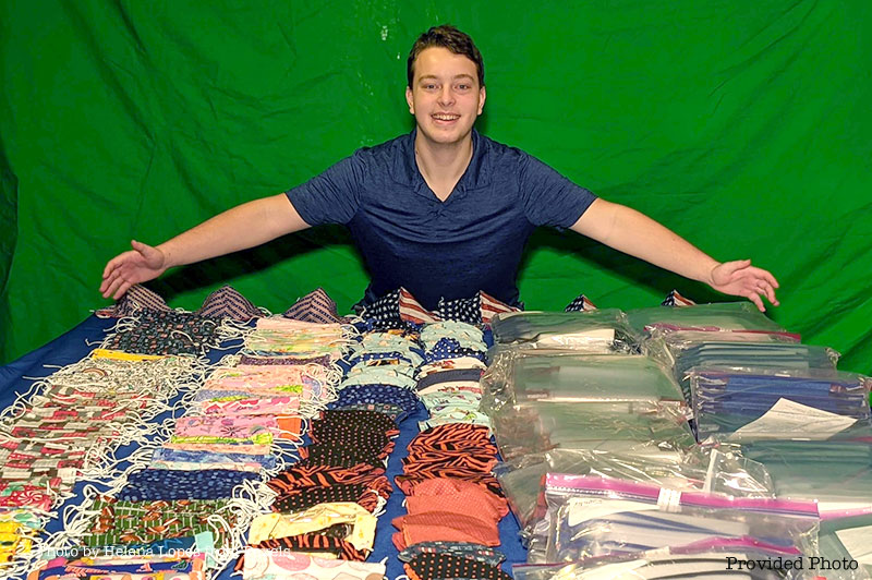 Local Teen Evan Osgood Awarded for his Dedication to Giving Back During the Pandemic!