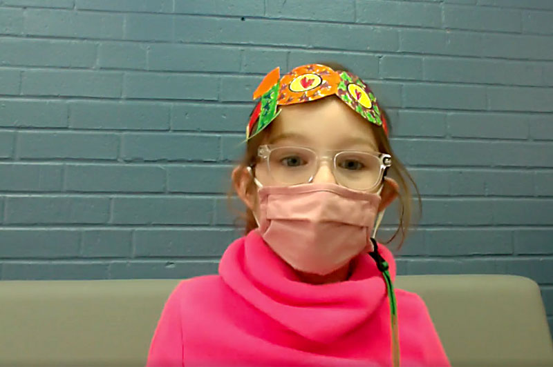 LECC 1st-grade student Lilly True selected a Chamber Valentine’s Day Poetry Contest winner