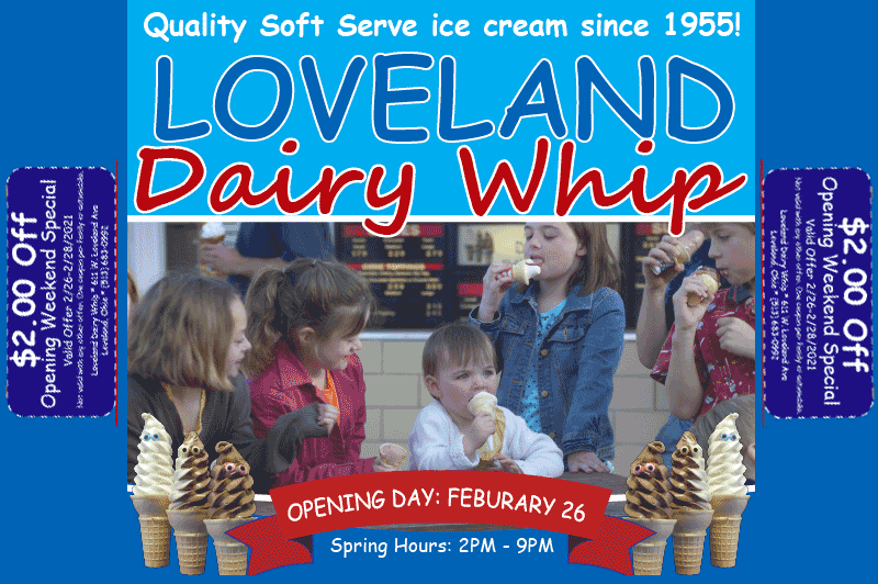 Warm Weather Welcomes Opening Weekend at The Loveland Dairy Whip!