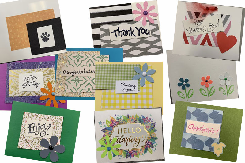You can buy handmade cards made by special needs students at LHS
