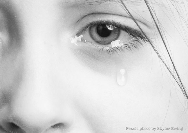 I felt the tears welling behind my eyes and willed them not to escape