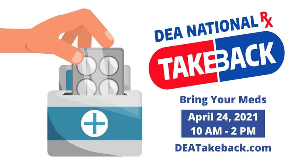 DEA/Loveland Police “Drug TakeBack Day is Saturday
