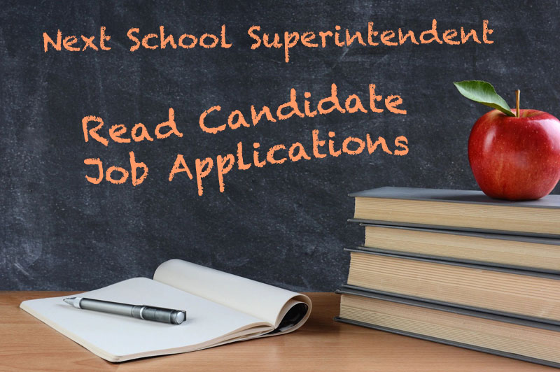 Read superintendent finalists’ job applications