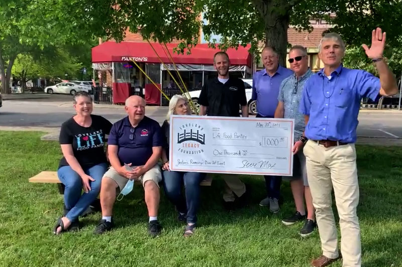 [Video] LIFE Food Pantry receives $2K donation