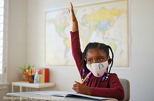 Cincinnati Children’s recommends all children wear masks at school