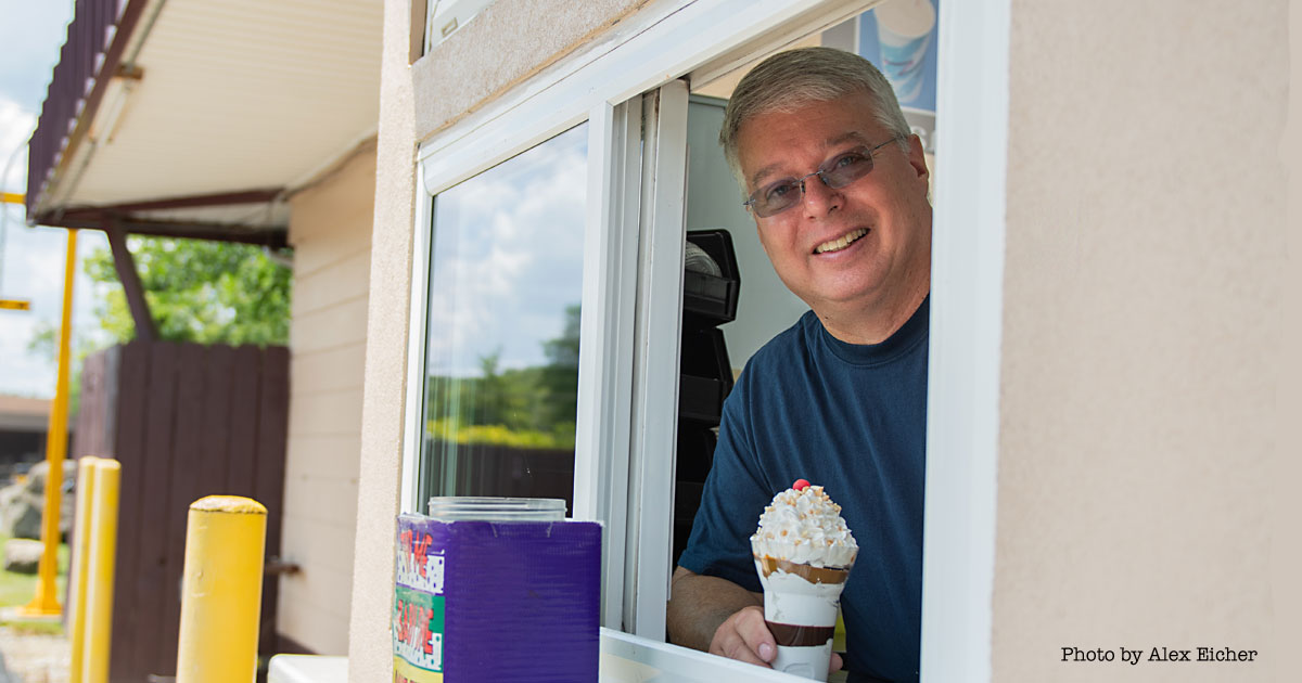 Cassie The Food Guru Visits Loveland Dairy Whip!