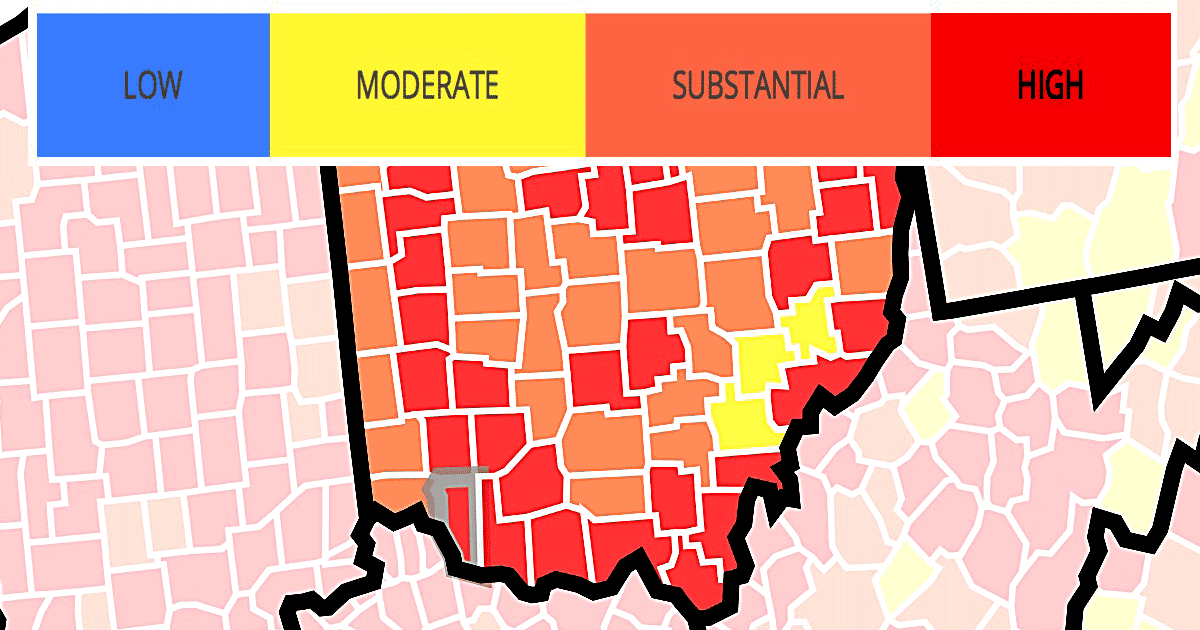 Level of Community Transmission in Clermont and Warren County moves to “High”