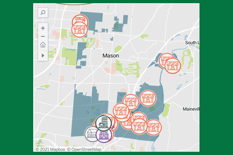 Major economic development and infrastructure projects in Deerfield Township