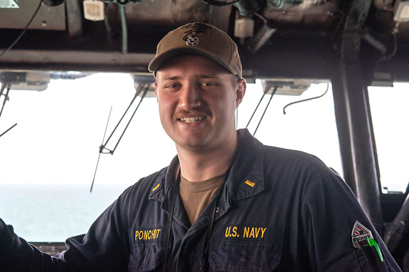 Loveland native Ensign Jacob Ponchot serves aboard USS Essex