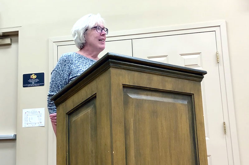 [Video] Sharon Scovanner on right to speak at council meetings and freedom of the press