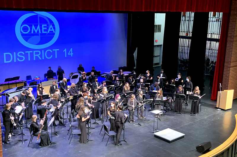 Loveland students in prestigious OMEA “Honor Band Festival”
