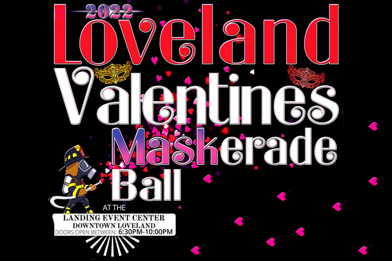 Loveland Firefighters Will be Giving Back and Celebrating the Love Birds of the Community at the Valentine’s “Mask”erade Ball!