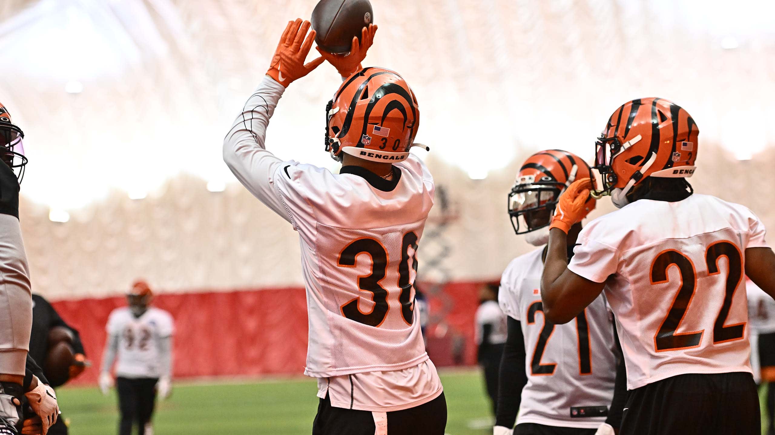 Bengals Hold Last Practice Before Heading To Super Bowl LVI