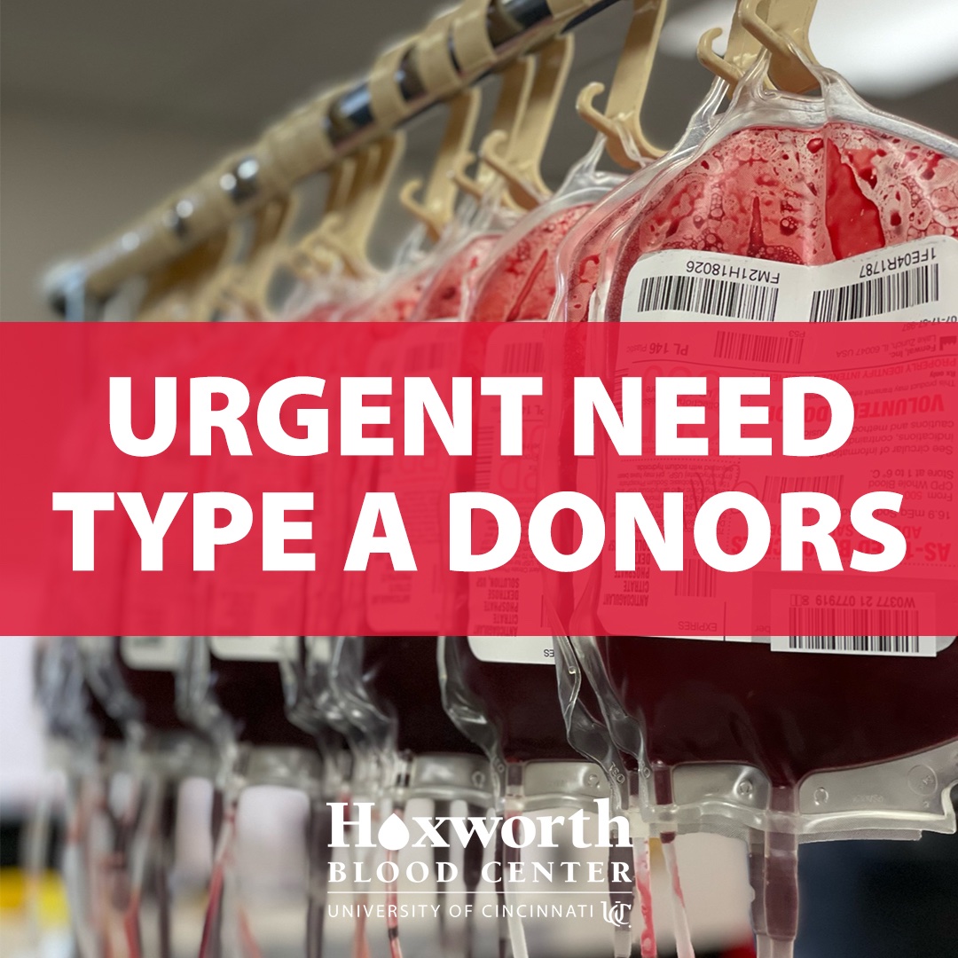 Donating at Hoxworth is pretty easy and there is a critical need! Please watch this video