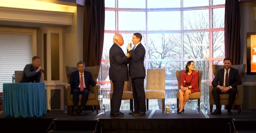 Ohio Republican Senate candidate forum devolves into near fight