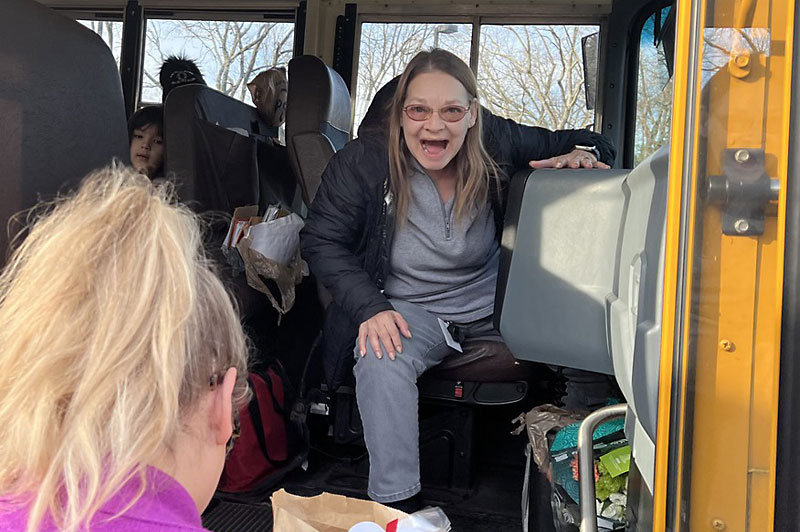 Bus Drivers Shown Love by LECC Staff