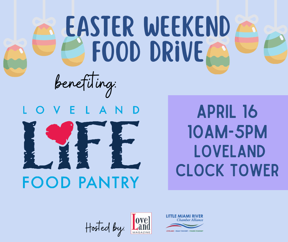 Hop on Over to Downtown Loveland for the Easter Weekend Food Drive!