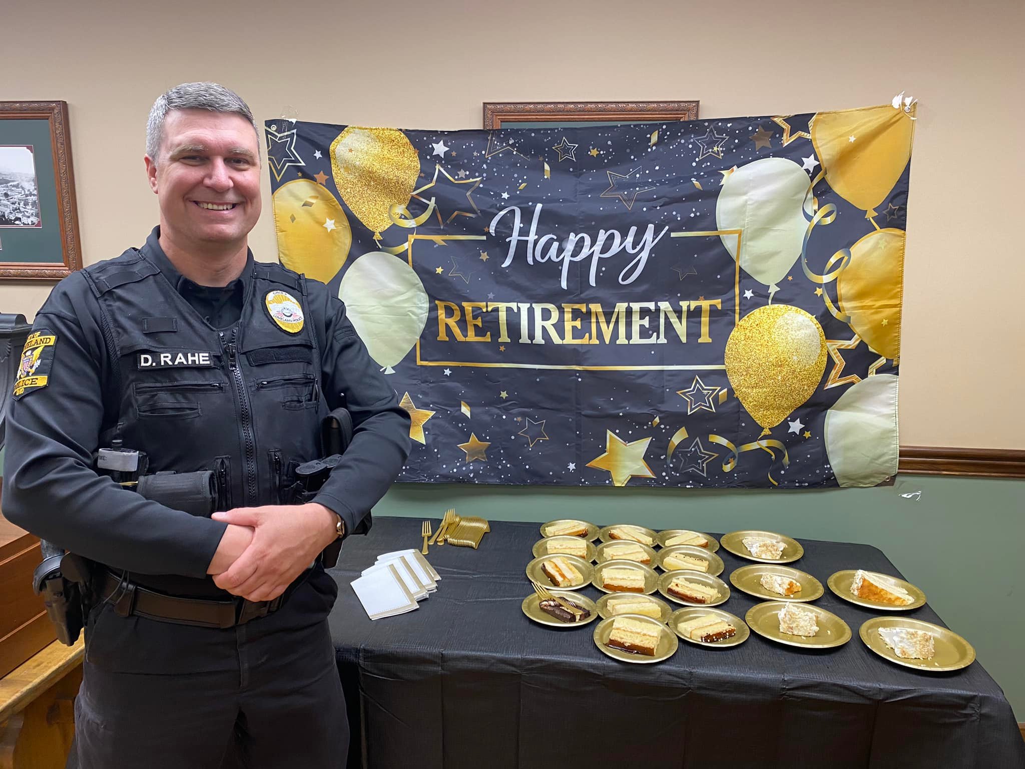 Loveland Police Chief Dennis Sean Rahe is “2-7 Out of service for the final time”