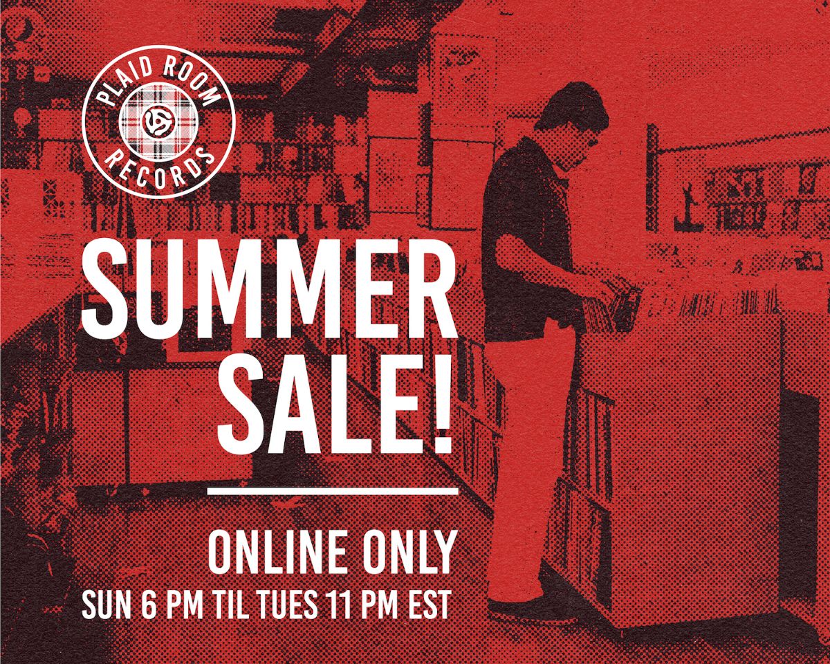 Plaid Room Records SUMMER SALE 2022! Everything At Least 15% Off!