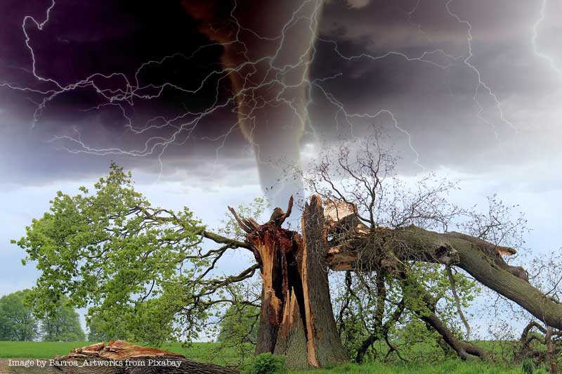 “Tornado Watch” vs “Tornado Warning.”