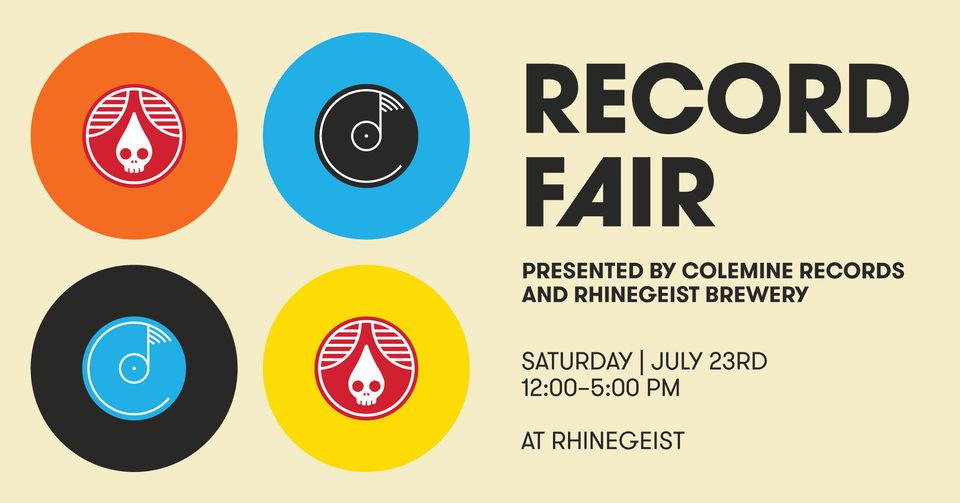 Colemine Records and Rhinegeist Record Fair