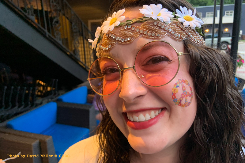 Peace, Love, and Party! Meet Kristen and her flower child party of 8