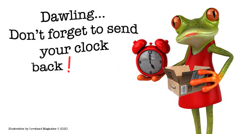 Daylight Savings Time ends Sunday
