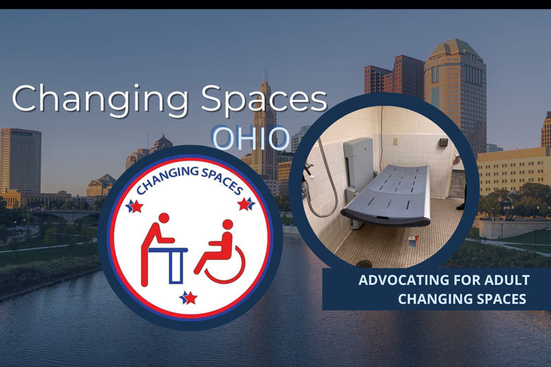 Advocating for powered height adjustable adult sized changing tables in public restrooms