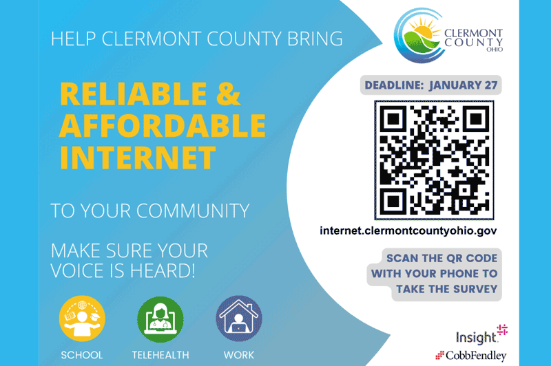 Spread the word: Important Clermont County, Ohio internet survey/test