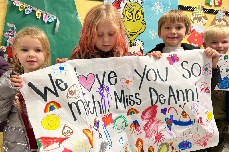 “Thank you for being a friendly, smiling face for generations of our youngest Tigers!”