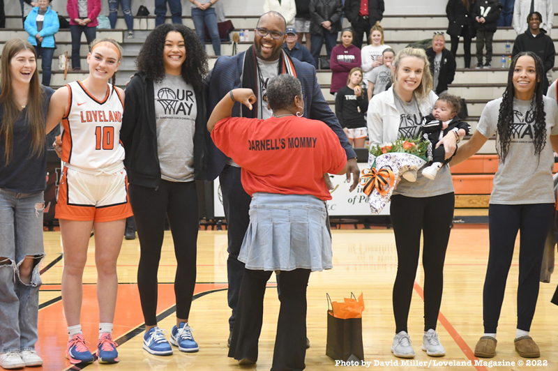 Coach Darnell Parker honored at Women’s Basketball opener