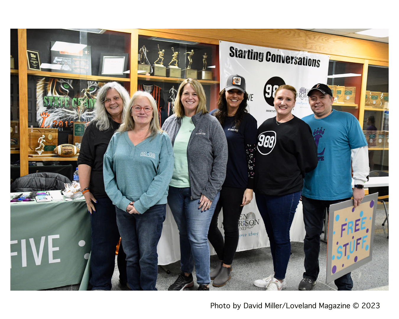[Photos] The theme was “Teal Out” for My Fave Five, The Ben Morrison Fund, and Loveland High School’s Hope Squad