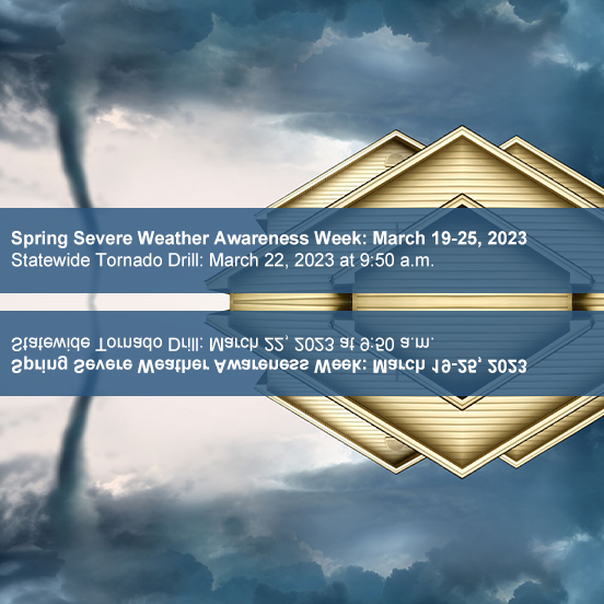Practice where to shelter during Ohio’s Statewide Tornado Drill