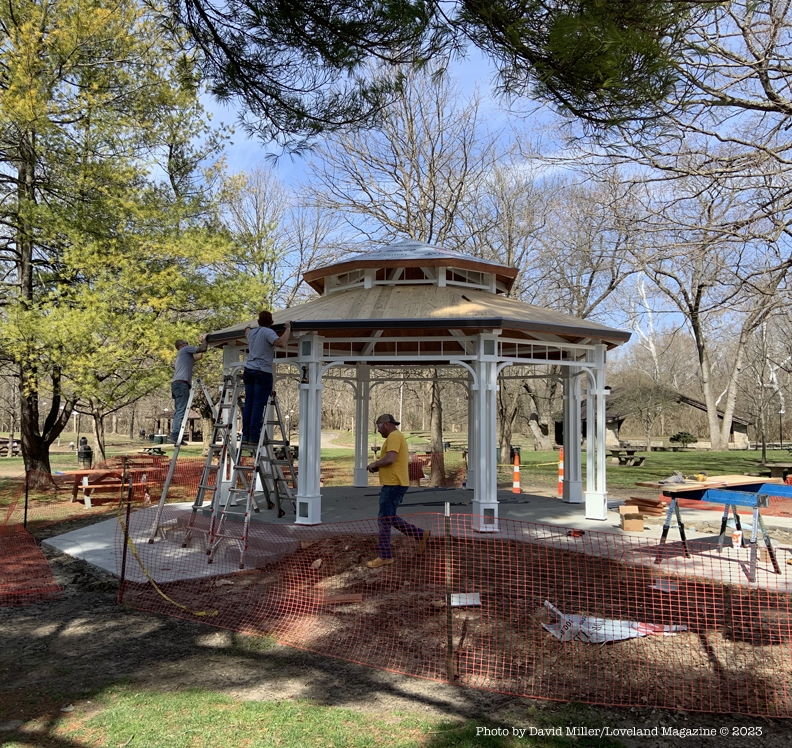 Nisbet Park gazebo taking shape