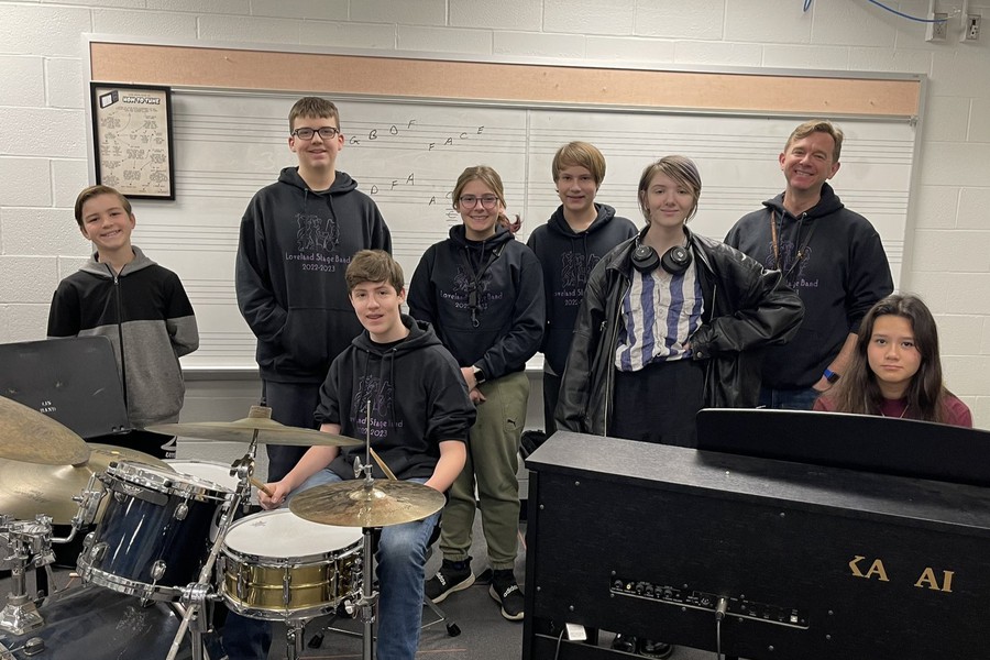 Loveland Middle School students selected for Honor Jazz Band