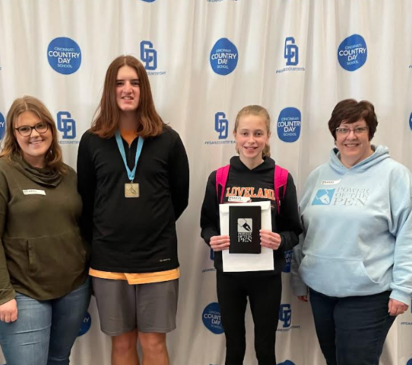 Loveland Middle School students Abigail Boyle and Zane Shrewsberry qualify for State writing competition