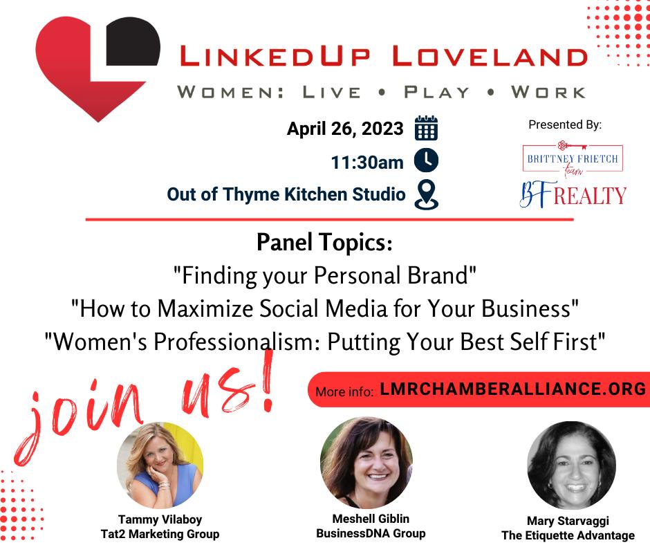 Calling all ladies to the Chamber’s LinkedUp Loveland