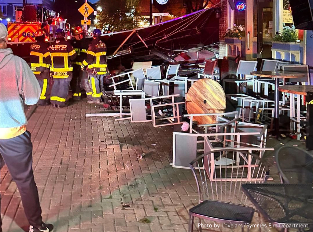 [Video Interview] Hit and run driver takes out Paxton’s Grill patio
