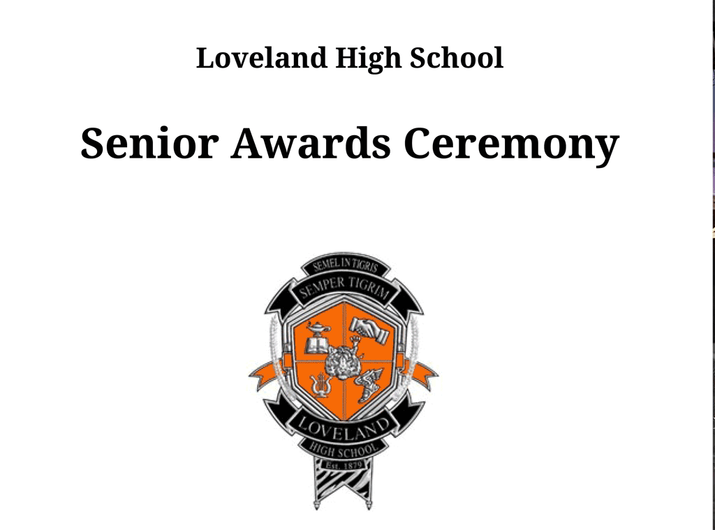 Honoring the 2023 Loveland High School Seniors with Awards and Scholarships